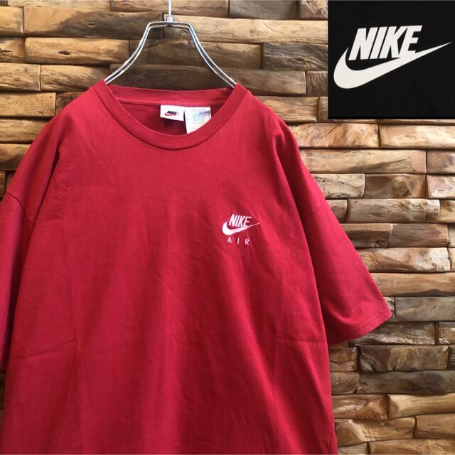 NIKE ナイキ Tシャツ Lサイズ相当 刺繍ロゴ 銀タグ 90s | フリマアプリ ラクマ