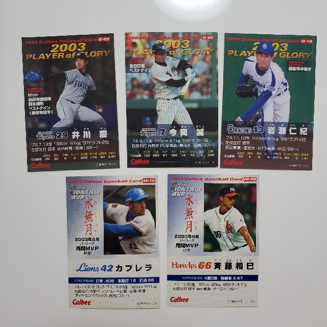 カルビー - プロ野球チップスカード2004 タイトル獲得選手 キラ カルビー - プロ野球チップスカード2004 タイトル獲得選手 キラ