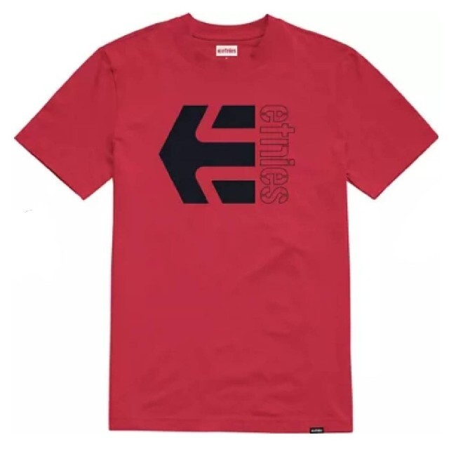 etnies(エトニーズ)のEtnies Corp Combo　TシャツMサイズレッド スポーツ/アウトドアのスポーツ/アウトドア その他(スケートボード)の商品写真