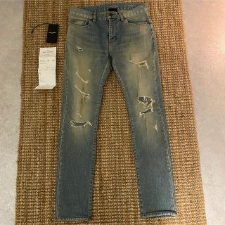 サンローラン(Saint Laurent)のサンローランパリSAINT LAURENT PARIS クラッシュスキニーデニム(デニム/ジーンズ)