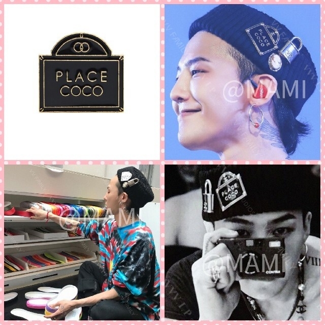 ☮️PLACE COCO バッジ☮️BIGBANG G-DRAGON ジヨン - バッジ/ピンバッジ