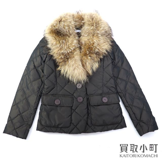 MARELLA マレーラ ☆ ハイネック ロング キルティング コート42サイズ
