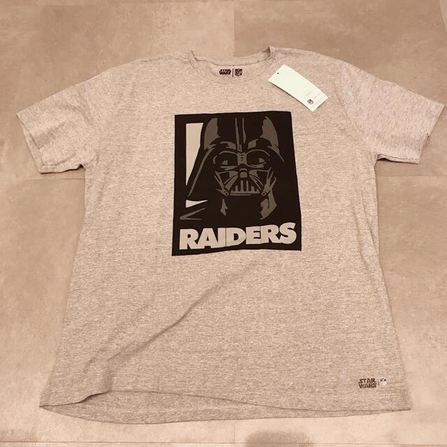 【レア】L スターウォーズ NFL レイダース コラボTシャツ ダースベイダー