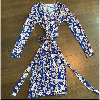 ダイアンフォンファステンバーグ(DIANE von FURSTENBERG)のDiane von furstenberg ラップワンピース(ひざ丈ワンピース)