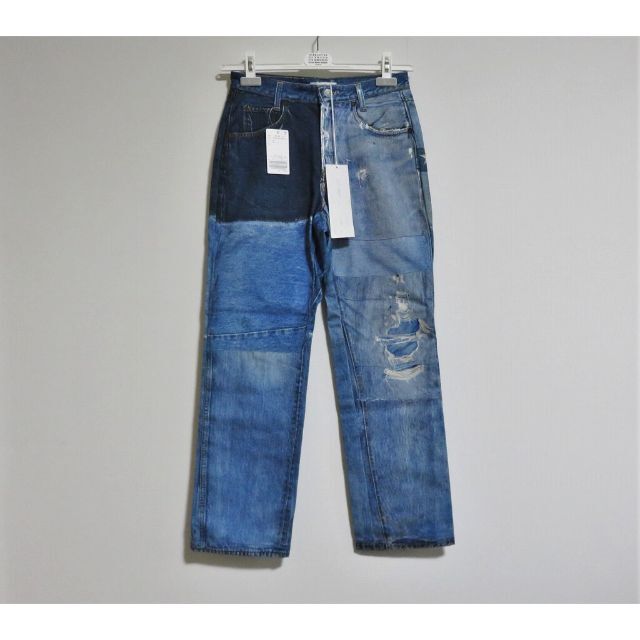 定価3.8万 新品 TOLQ 転写 プリント デニム パンツ 30 日本製RemakeDenim定価