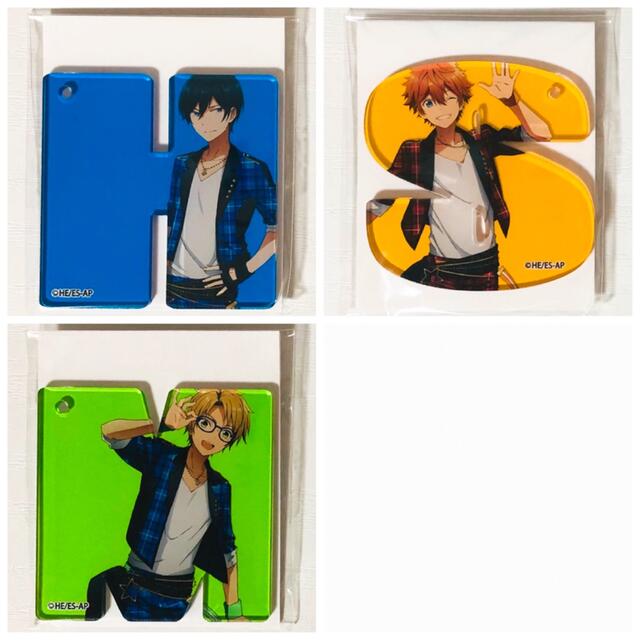 新品☆あんスタ【Trickstar】イニシャルアクリルキーホルダー☆3 新品☆あんスタ【Trickstar】イニシャルアクリルキーホルダー☆3