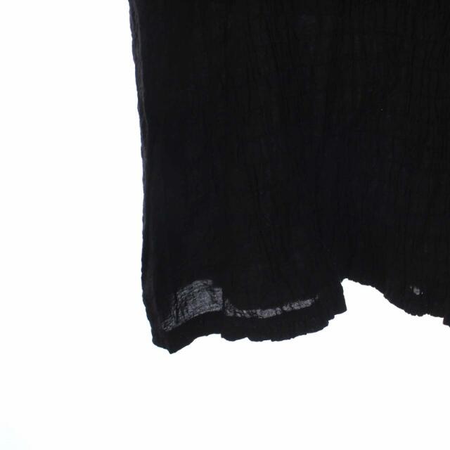 Ray BEAMS(レイビームス)のレイビームス シャーリングスカート フレアスカート ロング マキシ丈 XS 黒 レディースのスカート(ロングスカート)の商品写真