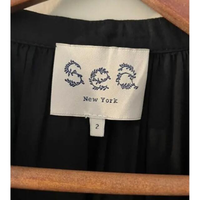 Sea New York(シーニューヨーク)のSeaNewYork シーニューヨーク ブラック スキッパーブラウス レディースのトップス(シャツ/ブラウス(長袖/七分))の商品写真