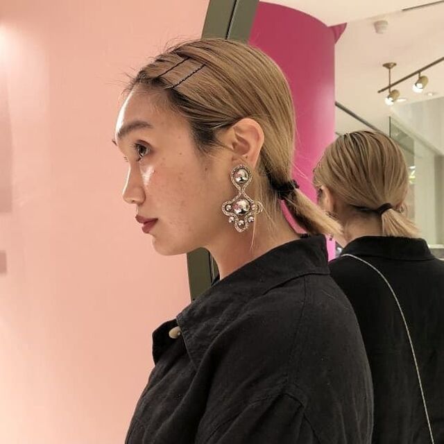 新品 TOGA PULLA Clover earrings シルバー トーガ 5
