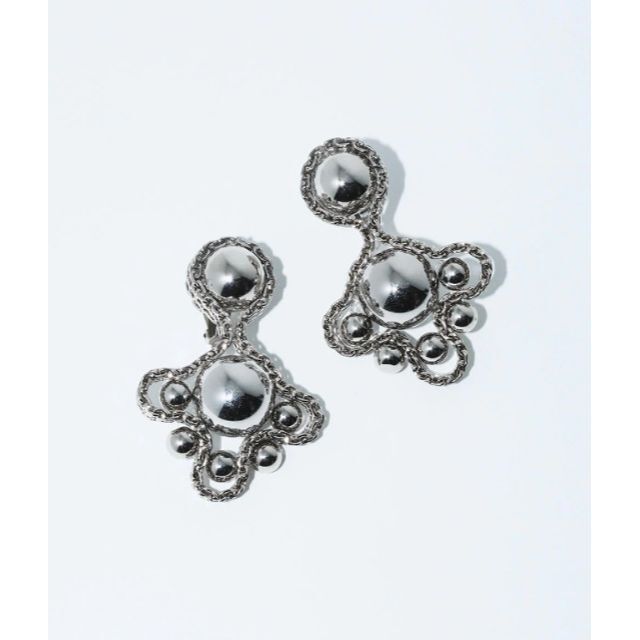 新品 TOGA PULLA Clover earrings シルバー トーガ 7