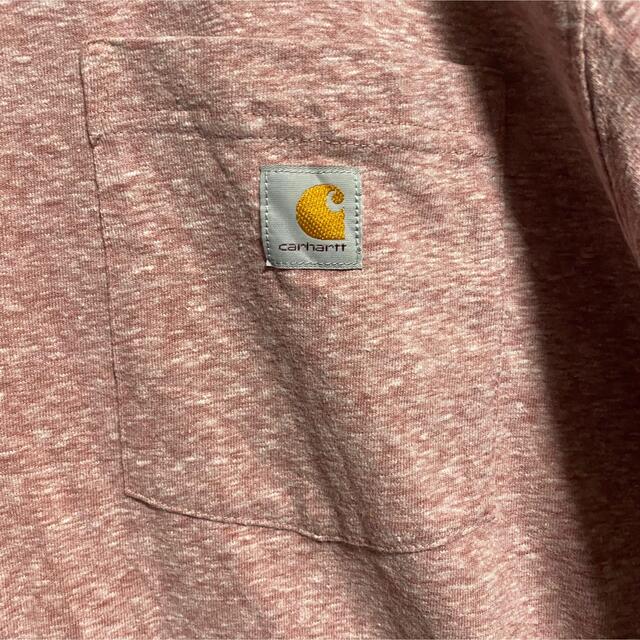 carhartt(カーハート)の90s 古着 カーハート ロゴタグ ポケットT 2XL ビッグシルエット メンズのトップス(Tシャツ/カットソー(半袖/袖なし))の商品写真