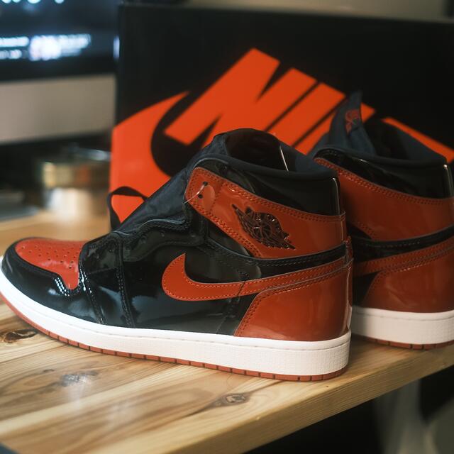 Nike Air Jordan 1 Patent Bred 27.5cm