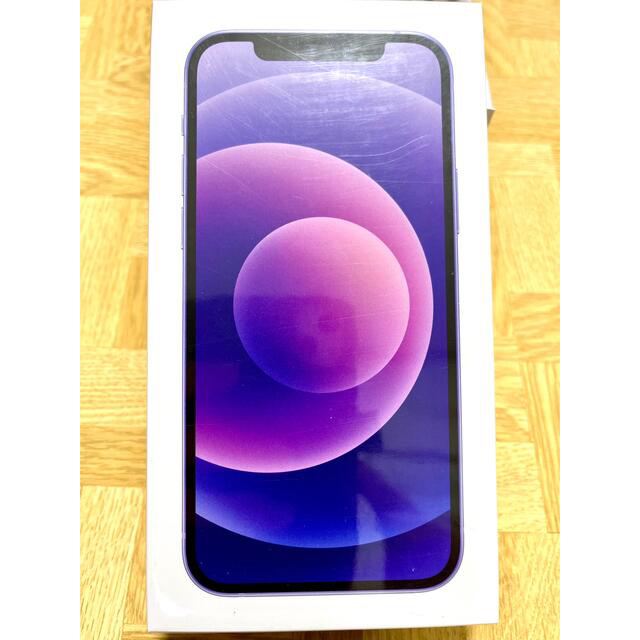 超熱 iPhone - シュリンク付き 新品未開封 iPhone12 128GB パープル
