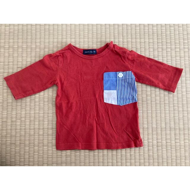 ANIMAL KID 七分袖　90cm キッズ/ベビー/マタニティのキッズ服男の子用(90cm~)(Tシャツ/カットソー)の商品写真