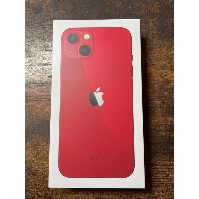 良好品】 アップル - iPhone iPhone13 au レッド 128GB スマートフォン