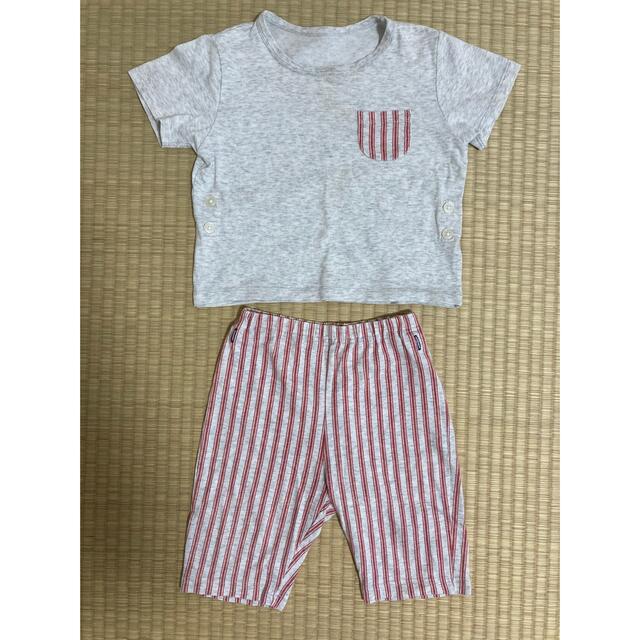 UNIQLO(ユニクロ)のユニクロ　半袖　パジャマ　90cm 2着セット キッズ/ベビー/マタニティのキッズ服男の子用(90cm~)(パジャマ)の商品写真