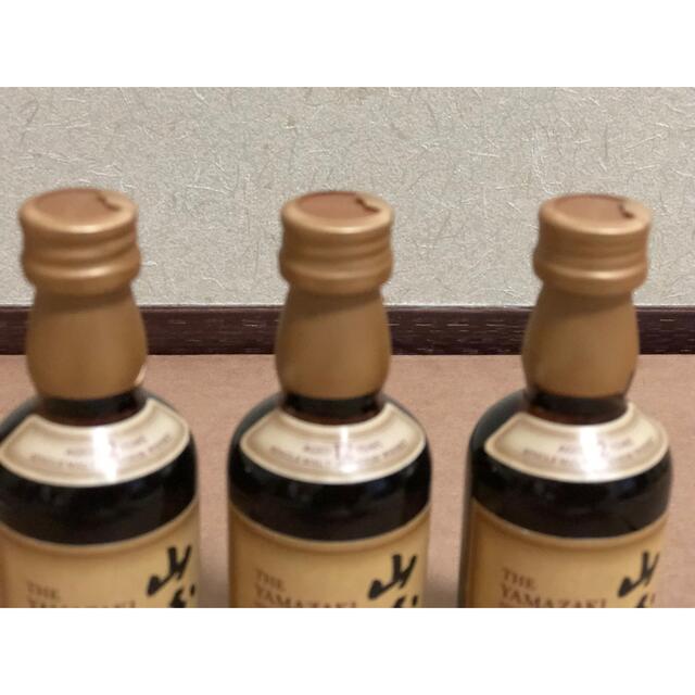 サントリー(サントリー)のサントリー山崎12年 ミニチュアボトル 50ml 3本 食品/飲料/酒の酒(ウイスキー)の商品写真