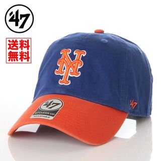 フォーティセブン(47 Brand)の【新品】47 キャップ NY メッツ 帽子 青 レディース メンズ(キャップ)