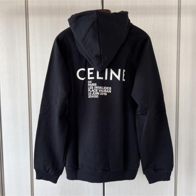 【XL】登坂着 CELINE ロゴパーカー スウェットトップス