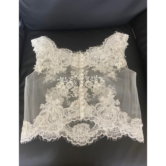 WITH A WHITE ノースリーブボレロ ウェディングの通販 by sally's shop