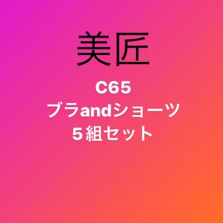 美匠C65ブラショーツ5点セット(ブラ&ショーツセット)