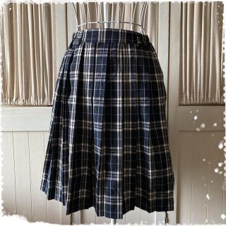 チェックスカート 膝丈スカート　制服(ひざ丈スカート)