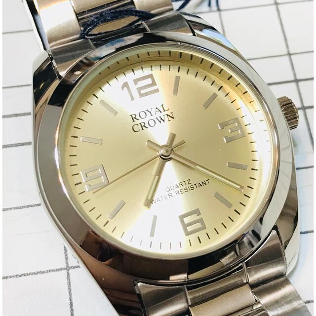 ロイヤルクラウン　メンズウォッチ　腕時計 メンズの時計(腕時計(アナログ))の商品写真