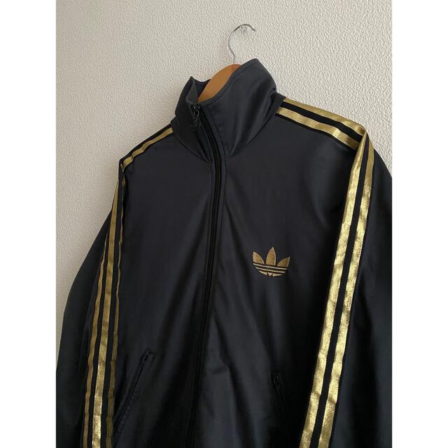 adidas - adidas 90s ジャージ 黒 金 トラックジャケット トレフォイル