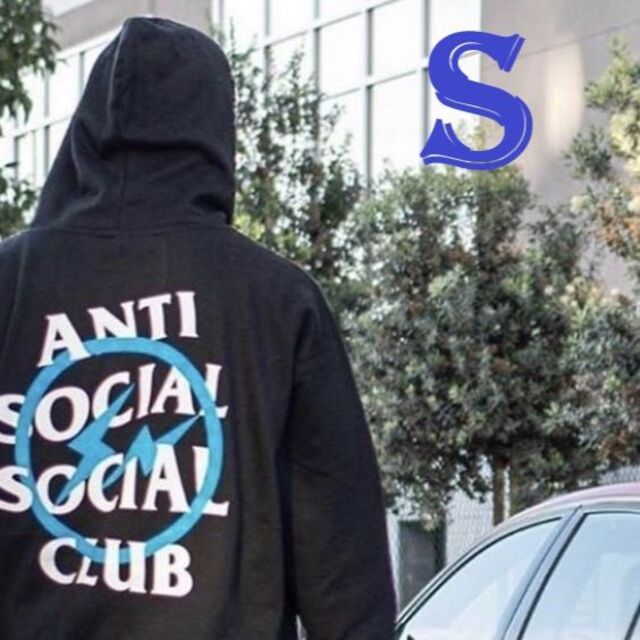 S　Anti Social Social Club Fragment パーカーメンズ