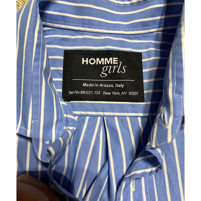 Ron Herman(ロンハーマン)の専用ページ　HOMMEgirlsクロップドシャツ レディースのトップス(シャツ/ブラウス(半袖/袖なし))の商品写真