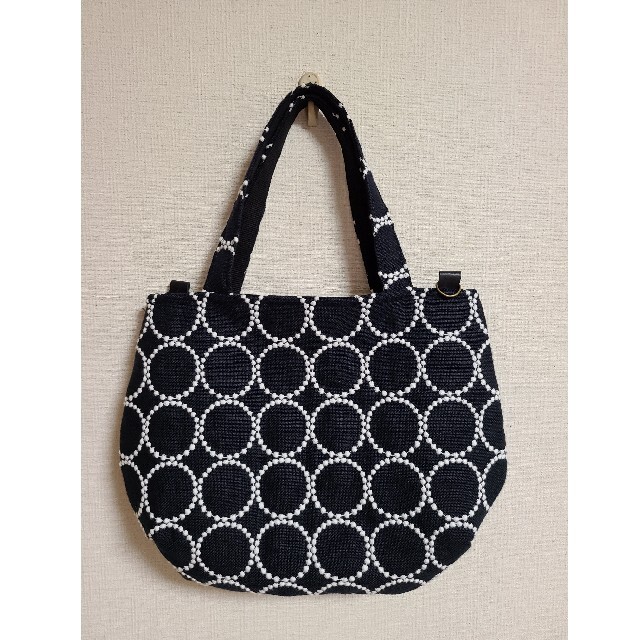 センター ミナペルホネン ハンドメイド まーるいショルダーバッグ(L