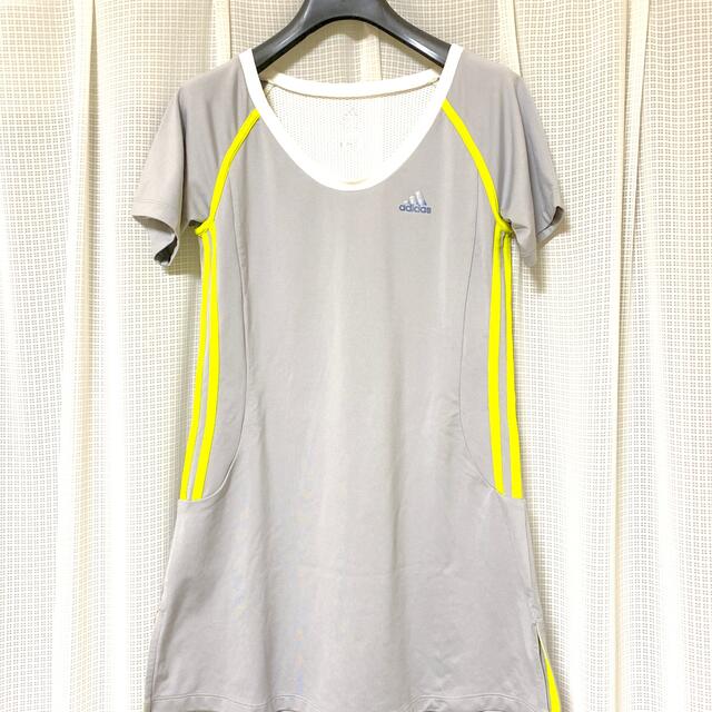 adidas(アディダス)のシリウス様　　adidas アディダス Tシャツ　M  グレー スポーツ/アウトドアのテニス(ウェア)の商品写真