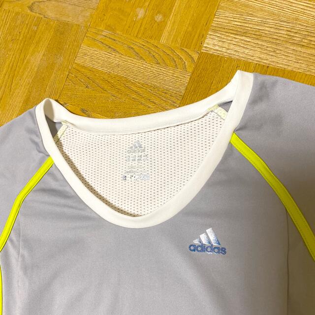 adidas(アディダス)のシリウス様　　adidas アディダス Tシャツ　M  グレー スポーツ/アウトドアのテニス(ウェア)の商品写真