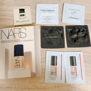 ナーズ(NARS)のサンプルセット ファンデーション 下地 日焼け止め　8点セット(サンプル/トライアルキット)