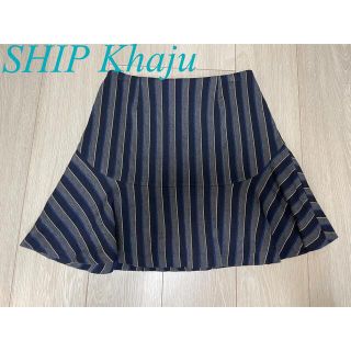 シップス(SHIPS)の【SHIPS】khaju ストライプスカート(ミニスカート)