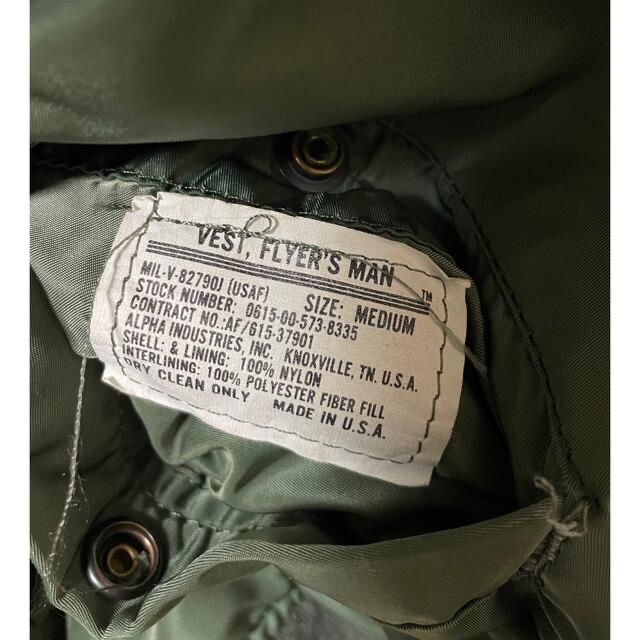 ジャケット/アウターMA-1 Vest USA製