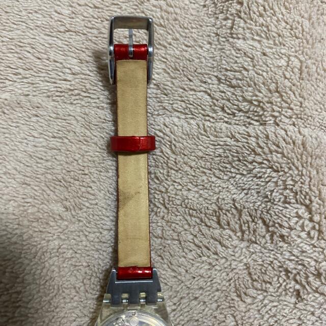 swatch(スウォッチ)のスウォッチ　レッド レディースのファッション小物(腕時計)の商品写真