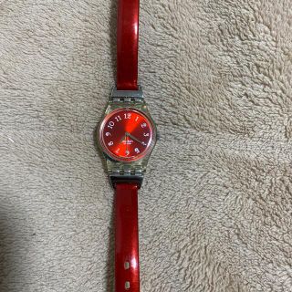 スウォッチ(swatch)のスウォッチ　レッド(腕時計)