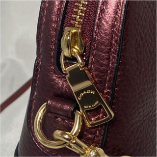 COACH - COACH コーチ ショルダーバッグ ワインレッドの通販 by くう's