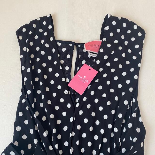 kate spade new york(ケイトスペードニューヨーク)の新品❣️ケイトスペード オールインワン 春服 ドット柄 夏服 サロペット レディースのパンツ(オールインワン)の商品写真