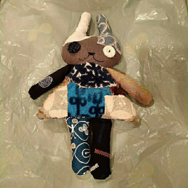 ミナペルホネン ぬいぐるみ うさぎ ウサギ 作家さまハンドメイド作品