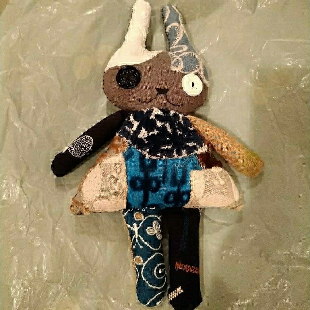 ミナペルホネン ぬいぐるみ うさぎ ウサギ 作家さまハンドメイド作品