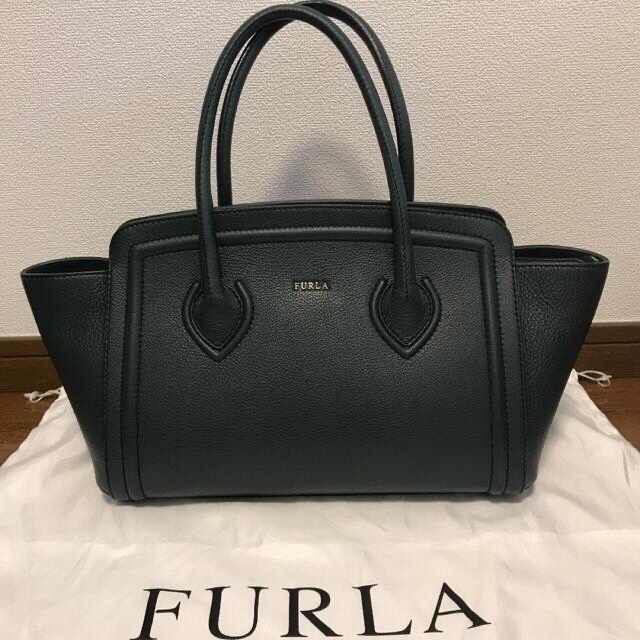 FURLA フルラ バッグ カレッジ 緑 グリーン