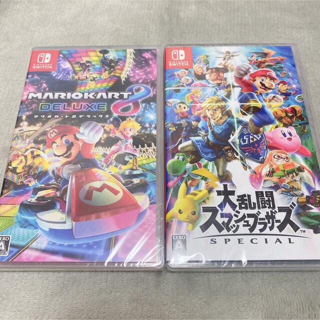 大乱闘スマッシュブラザーズ マリオカート8 Switch - ゲームソフト 大乱闘スマッシュブラザーズ マリオカート8 Switch - ゲームソフト
