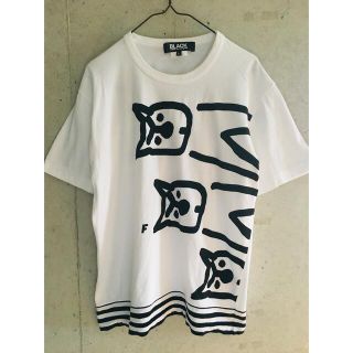 ブラックコムデギャルソン(BLACK COMME des GARCONS)の【希少★良品★メンズL】ブラックコムデギャルソン ストライプドッキング Tシャツ(Tシャツ/カットソー(半袖/袖なし))