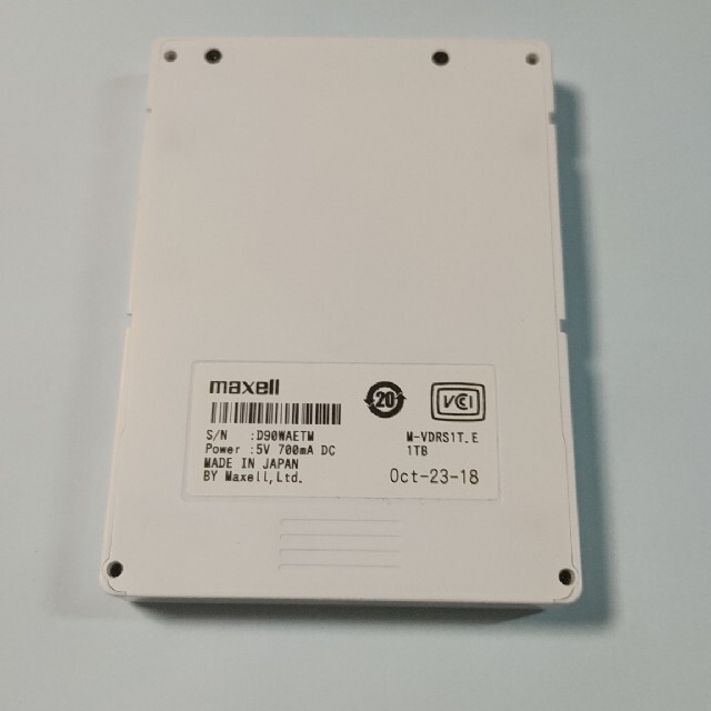 最安 maxell iVDR-S 1.0TB カセットHDD -その他