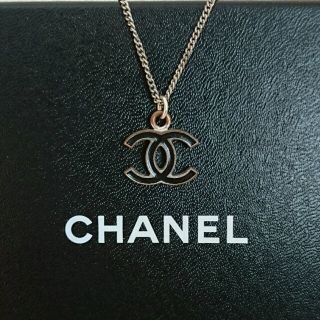 シャネル(CHANEL)のCHANEL黒ネックレス(ネックレス)