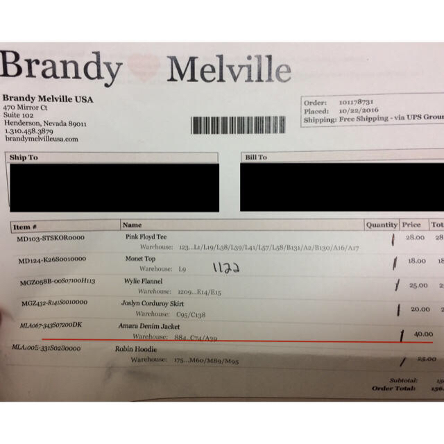 Brandy Melville(ブランディーメルビル)のAmara Denim Jacket ❤︎ ブランディ レディースのジャケット/アウター(Gジャン/デニムジャケット)の商品写真
