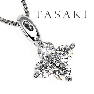 タサキ(TASAKI)のタサキ TASAKI ダイヤモンド ネックレス 0.24ct(ネックレス)