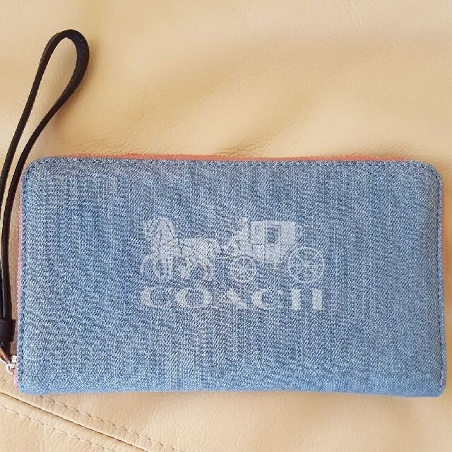 激安価格の COACH - コーチ　デニム長財布 財布